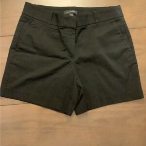 Ann Taylor cotton Black shorts 6 inch inseam